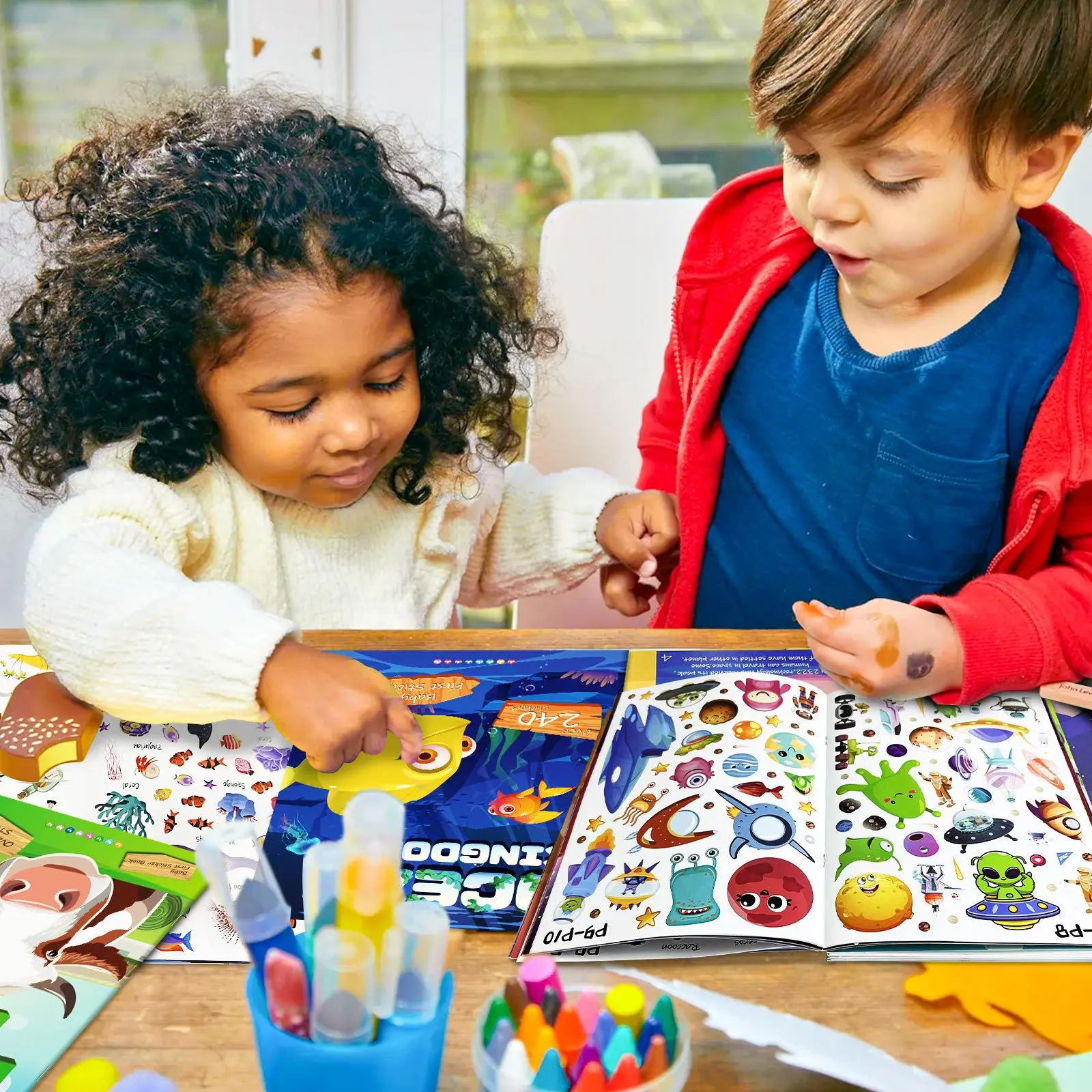 Mnixy 5020 Count Star Label Stickers Beloning Grafiek Sterstickers voor Kinderen Leraren, 120 Vel