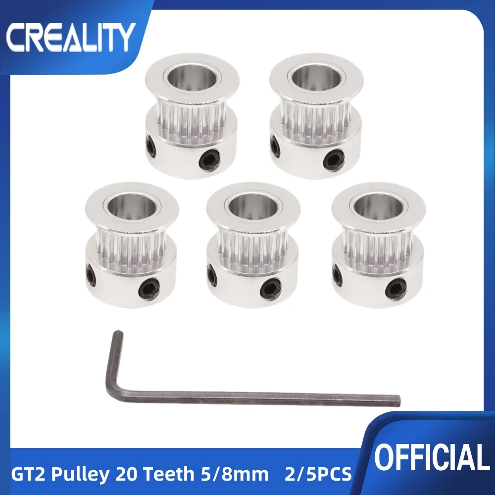 5mm Bore Timing Pulley 2mm Pitch 20 Teeth 6mm Wide Belt Groove for 3D printer GT2