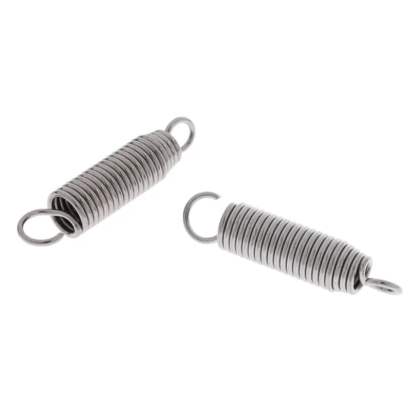 

4 Pieces Bass Drum Pedal Hammer Mallet Springs Silver Quick Response Drum Pedal Spring Drum Pedal Mallet