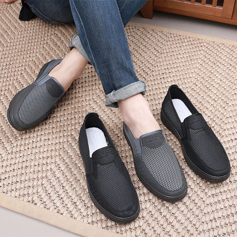 2024 New Shoes Men Loafers Light Walking Breathable Summer Comfortable Casual Shoes Men Sneakers Zapatillas Hombre Plus Couple