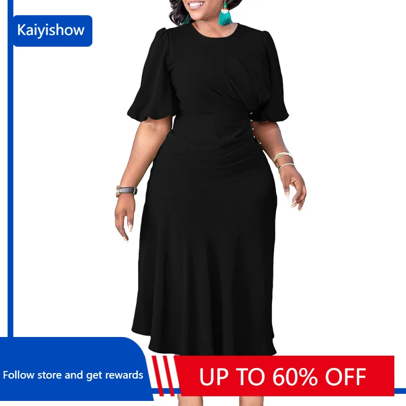 Платье женское средней длины в винтажном стиле