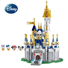 

Disney's New Castle Building Blocks Mickey Castle Palace Building Blocks Puzzle Splicing Building Blocks Children's Toy Gift