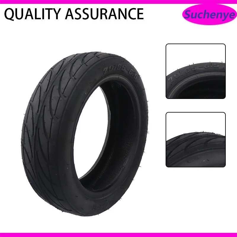 Pneumatico Solido Muslimex Per Xiaomi Ninebot E Dualtron 3 Scooter Elettrico 70/65-6.5 Resistenza All'Usura Sottovuoto