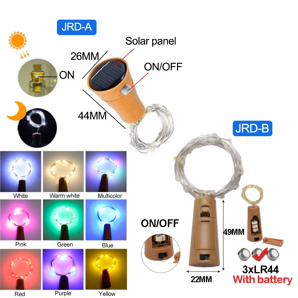 Рисунок 2 - Светящаяся гирлянда на солнечной батарее