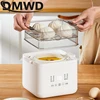 DMWD 1L Electric Slow Cooker Ceramic Linner Multifunction Soup Porridge Cooker Baby Food Cooking Pot Steamer Electric Cooker 2