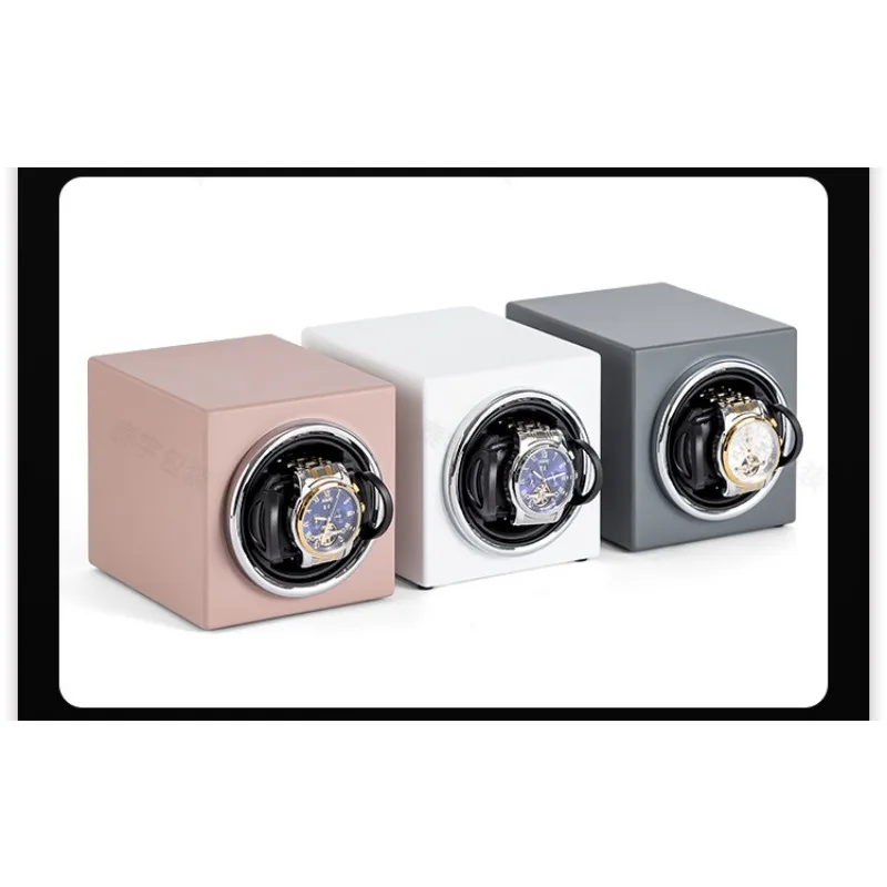 Vertical Single Watch Shaker Mini Watch Winder Motor Boxes To Mechanical Watch Matte Paint Clocks Storage Display Caskets TopRoe