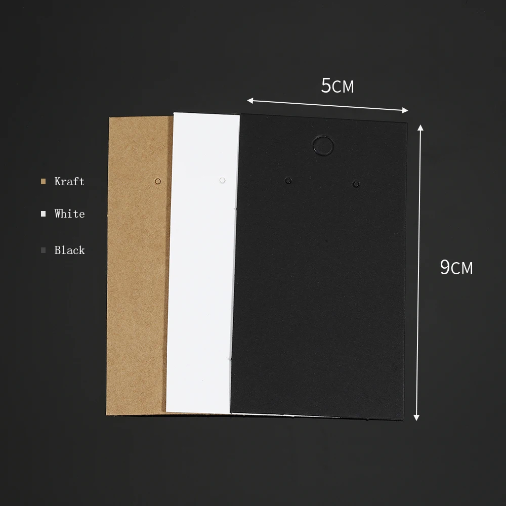50Sets Earring Cards with 50pcs Bags Necklace Earring Display Cards Self-Seal Bags for Jewelry Packaging Price Tag Card Holder