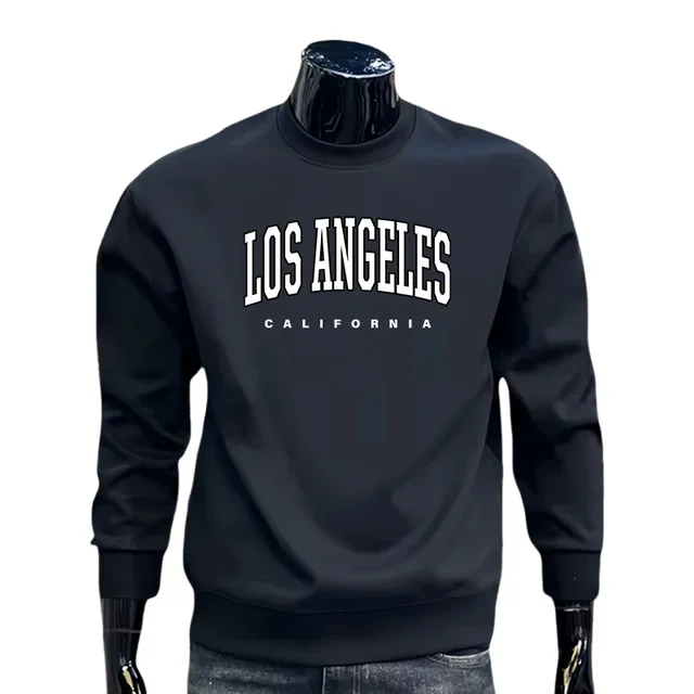 2025 Hot Sale Mens Fashion Printed Hoodie High Quality Autumn Daily Casual Fashion O-neck Longsleeve Pullover Soft Sweatshirt 5