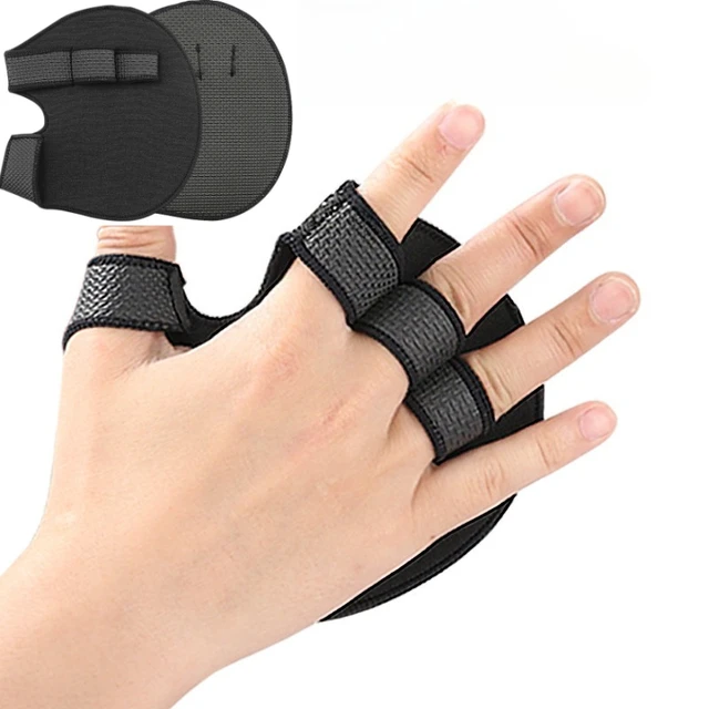 2PCS Neoprene Grip Pads Lifting Grips Gym Workout Gloves Weightlifting Calisthenics Powerlifting Fitness Sports Hand Protector 2