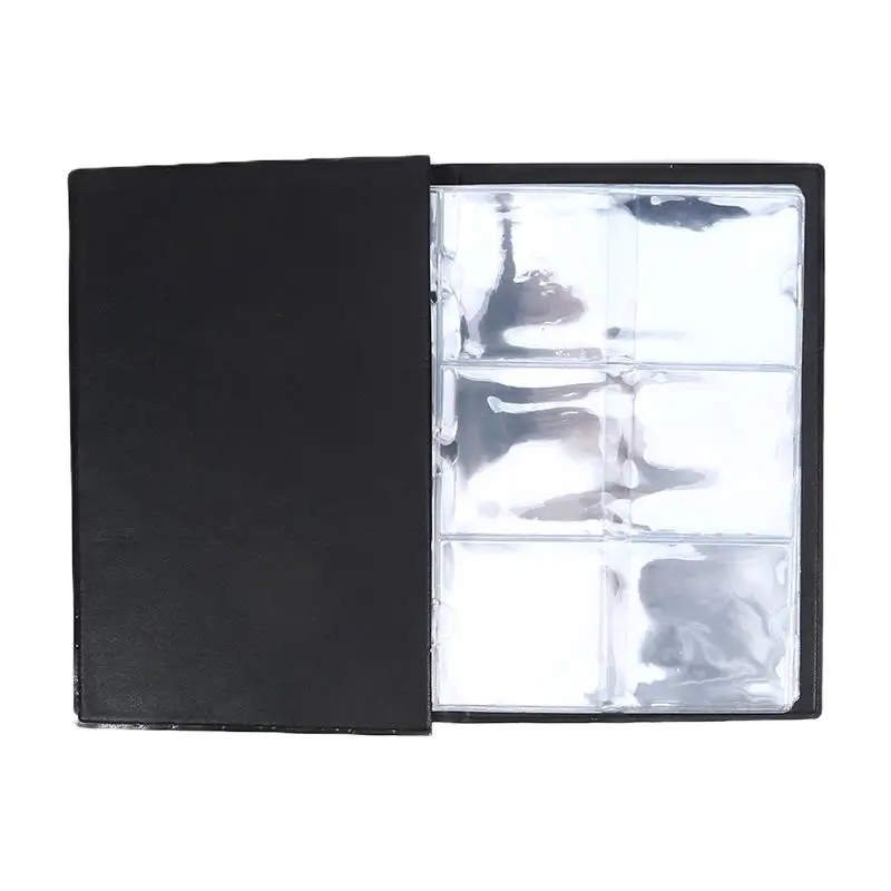 Storage Album Pu Cover Hard Smooth Surface Portable Collection Book For Collectors Decorative Holder Commemorative