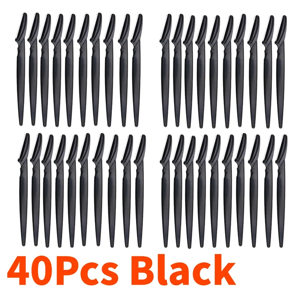 Eyebrow Razor 10/20/30/40/50Pcs Eyebrow Trimmer Face Razor Hair Remover Eye Brow Shaver Blades for Cosmetic Beauty Makeup Tools eyebrow razor hair remover eyebrow trimmer eyebrow trimmer set eyebrow razor set eyebrow trimmer blade face shaver facial hair remover hair shaver