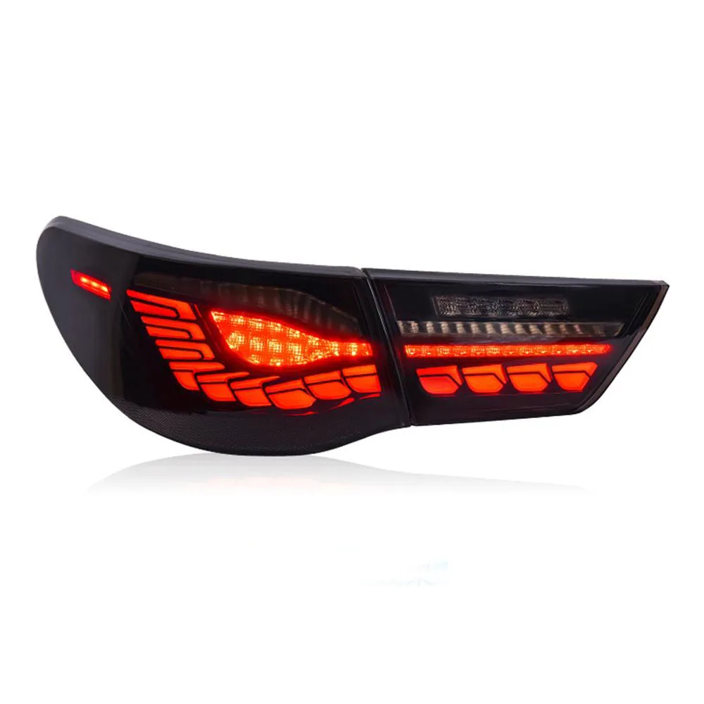 

For 10-12 Toyota Razor LED Tail light Assembly Modification Dragon Scale Model LED Running Water Steering LED Taillight