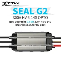 ZTW Upgraded 32-Bit Seal G2 300A ESC HV 6-14S Waterproof Bidirectional Water Cooling Speed Control For RC Racing Boat Surfboard 1