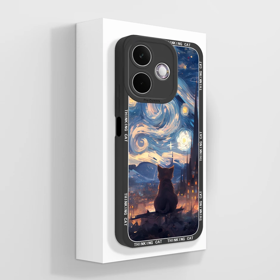 Artistic Oil Painting Flower Silicone Soft Protective Phone Case