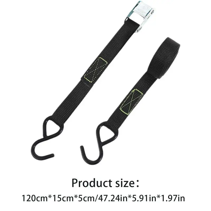 Truck Tie Down Straps Truck Straps Waterproof 5m Ratchet Strap Rope Tightener Heavy Duty Cargo Camping Accessories