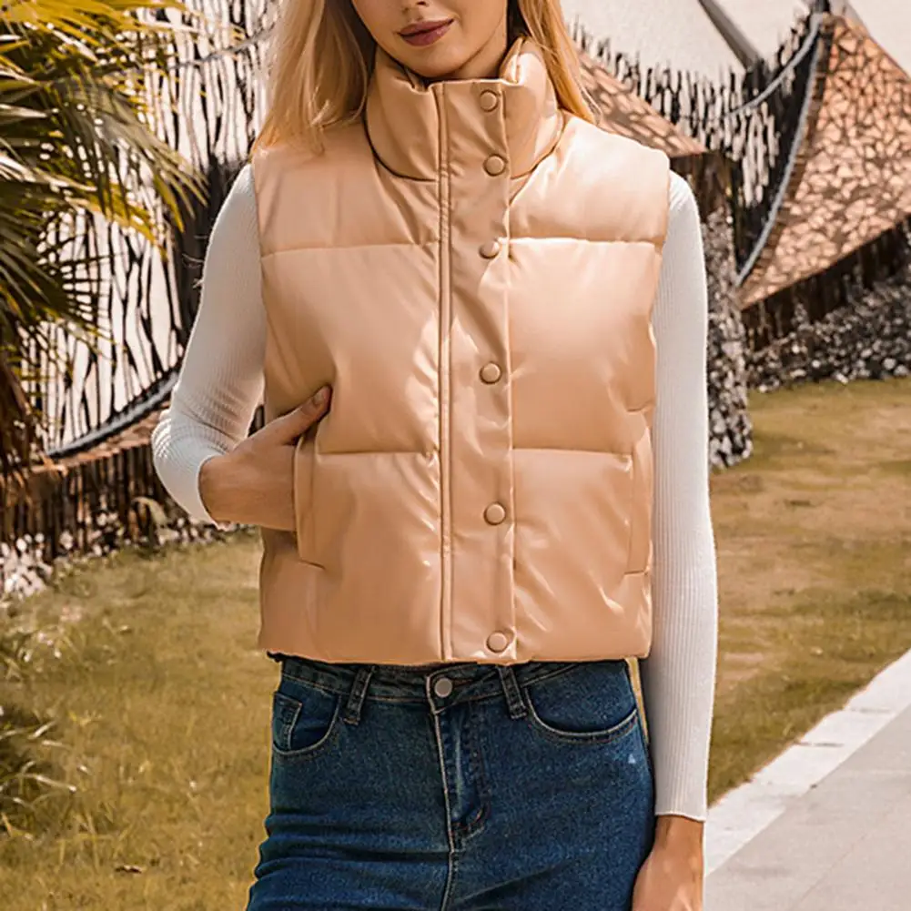 

Classic Women Elegant Autumn Winter Vest Coat Women Waistcoat Versatile Cold Resistant