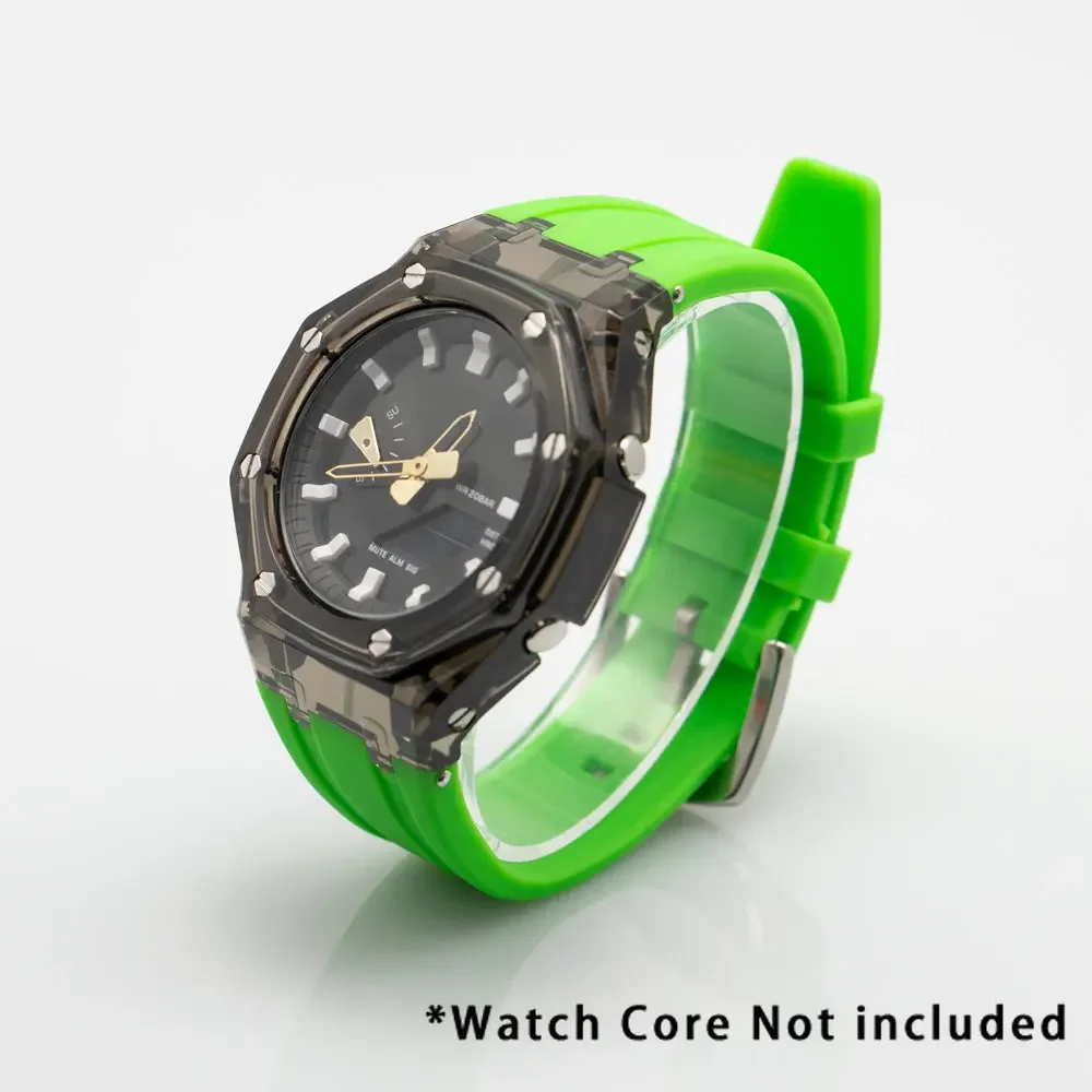 Enhanced Transparent Rubber Strap and Case Adapter