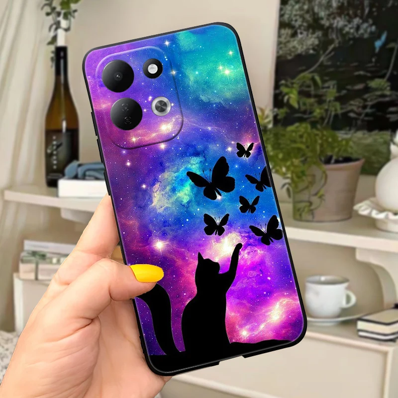 Luxury Silicone Printed Soft TPU Shockproof Bumper Phone Back Cover - Cute & Stylish Protective Case
