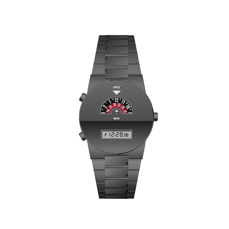 Retro Digital Watch Dual Time Zone Men's And Women's Wristwatch 2027 Factory Watches Meetups Cutting-edge Technologies
