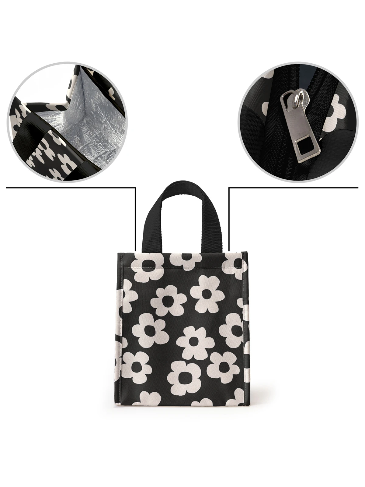 Insulated Lunch Bag Insulation Bento Pack Aluminum Foil Rice Bag Meal Pack Ice Pack Student Bento Lunch Handbag Insulation