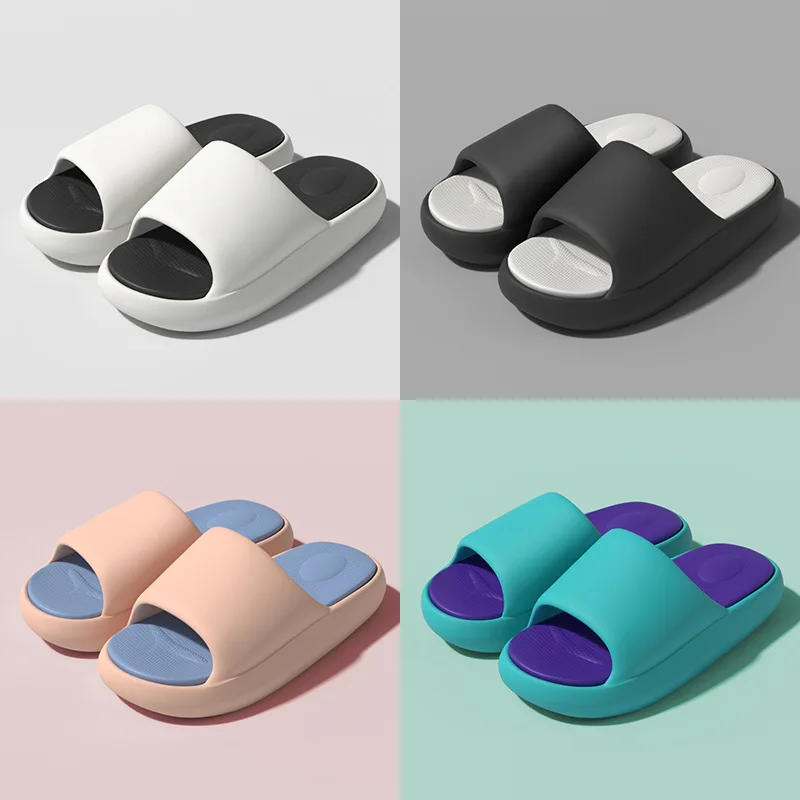 

2023 new slippers female summer thick bottom home slippers sandals PD-045