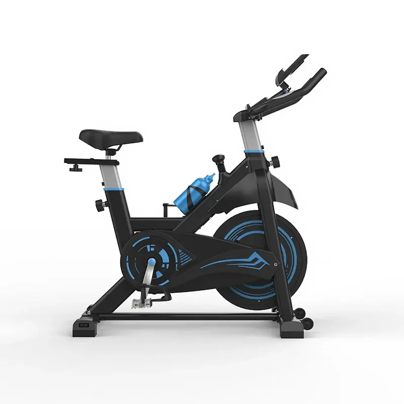 Indoor Cycling Bike Brake Pad Magnetic Stationary Bike Cycle with Tablet Mount Comfortable Seat Cushion