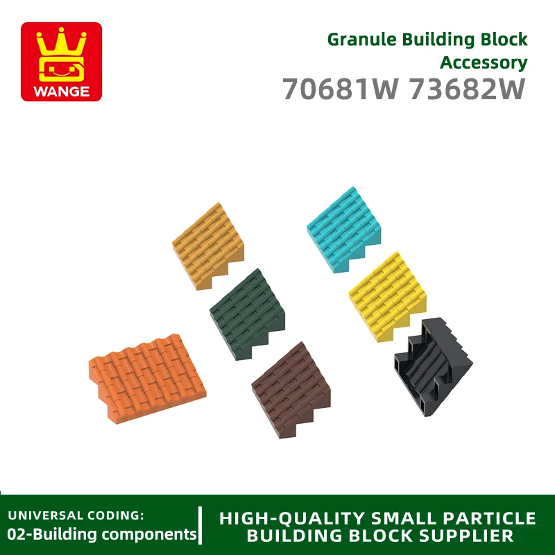 

20Pcs/lot 70681W 73682W Tiles 6 holes Building Blocks Moc Color Accessories Compatible with Brick DIY Spare Parts Toy Gift