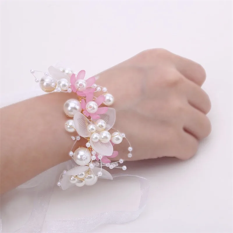 Elegant Pearl Flower Headband - Baby Girls Wedding Hair Accessory