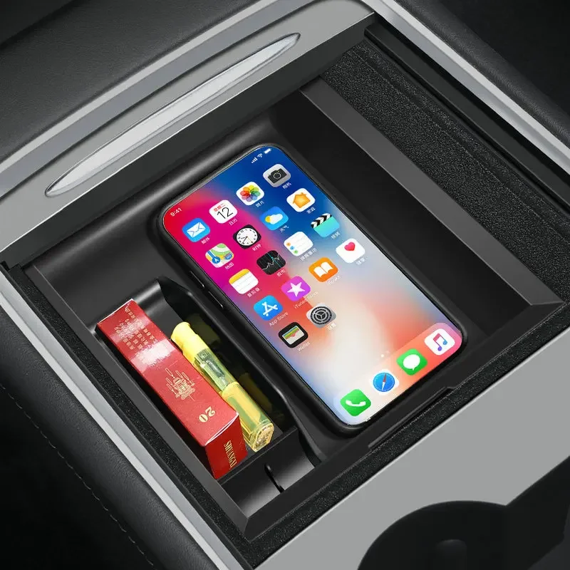Central storage box middle storage box accessories multifunctional box for Tesla's new Model 3Y