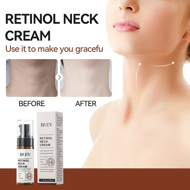 Private Label Dark Neck Removal Whitening Firming Cream Retinol polypeptide Lifting Neck Cream