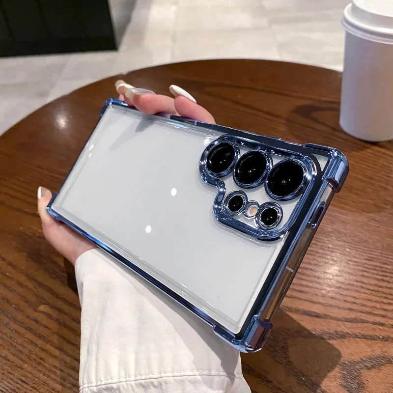 Electroplated Four-Corner Anti-Drop Protective Case