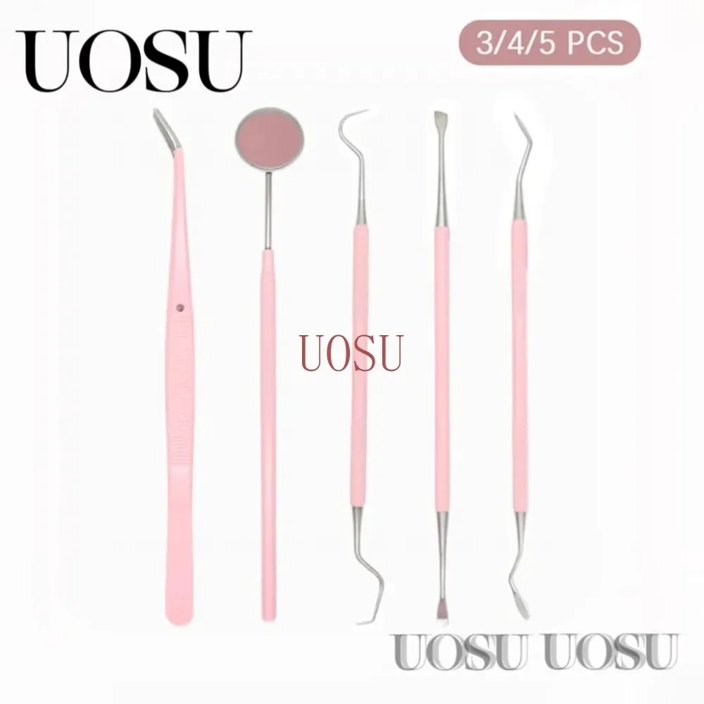 Pink Stainless Steel Dental Care Kit