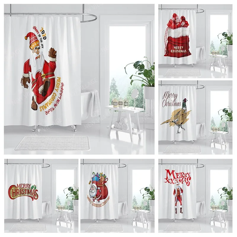 

Waterproof fabric shower curtains Bathroom curtain accessories Bath curtain for shower 180x200cm 240*200 anime boho decoration