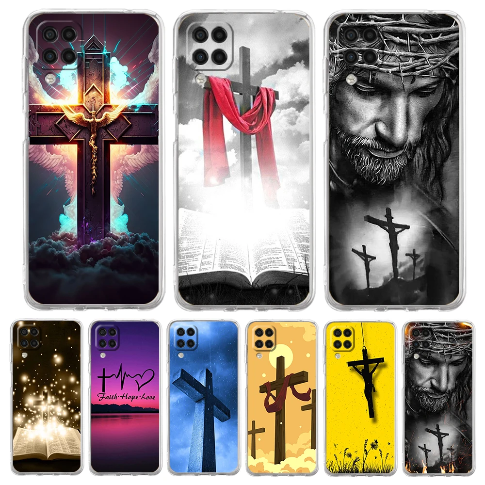 Glaube christliche religiöse Jesus klarer Fall für Samsung Galaxie a13 a22 a32 a52 a72 a51 a71 a11 a31 a41 m31 a01 a21s 5g Soft shell
