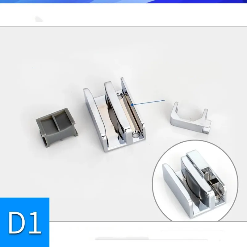 Shower room accessories glass limit positioning adhesive bathroom swing stop SQH103