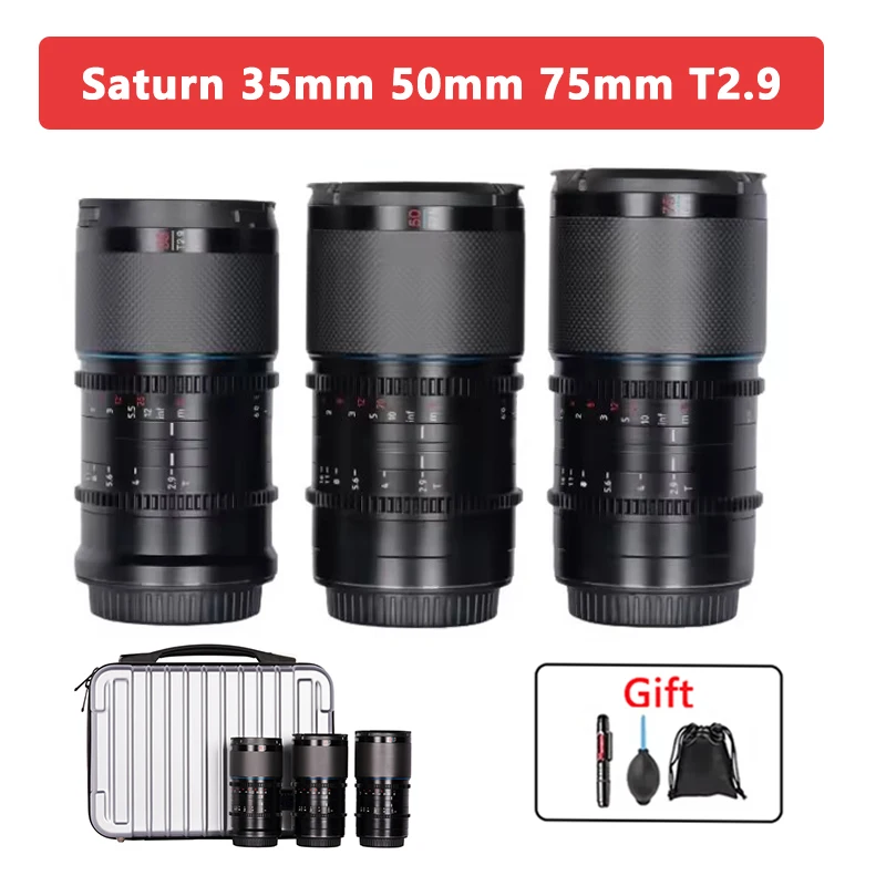 レンズ(単焦点) SIRUI 35mm Saturn Amazon | SIRUI Saturn 35mm T2.9 1.6Xフルフレームカーボン繊維アナ