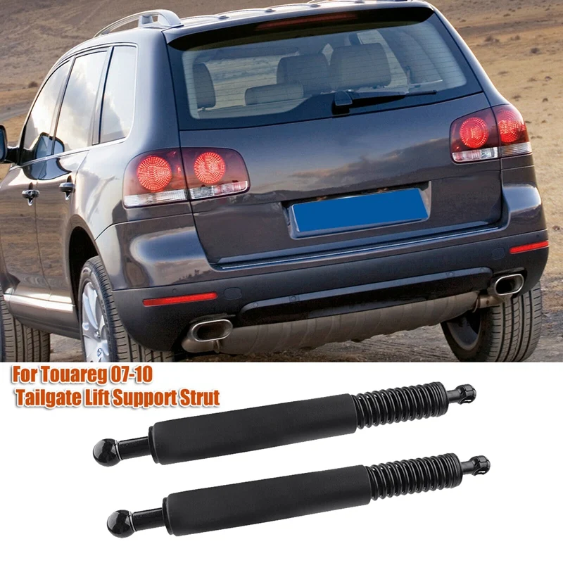 

2PCS Tailgate Lift Supports Shock Struts Rear Hatch Trunk Gas Spring Strut Black Accessories For VW Volkswagen Touareg 2007-2010