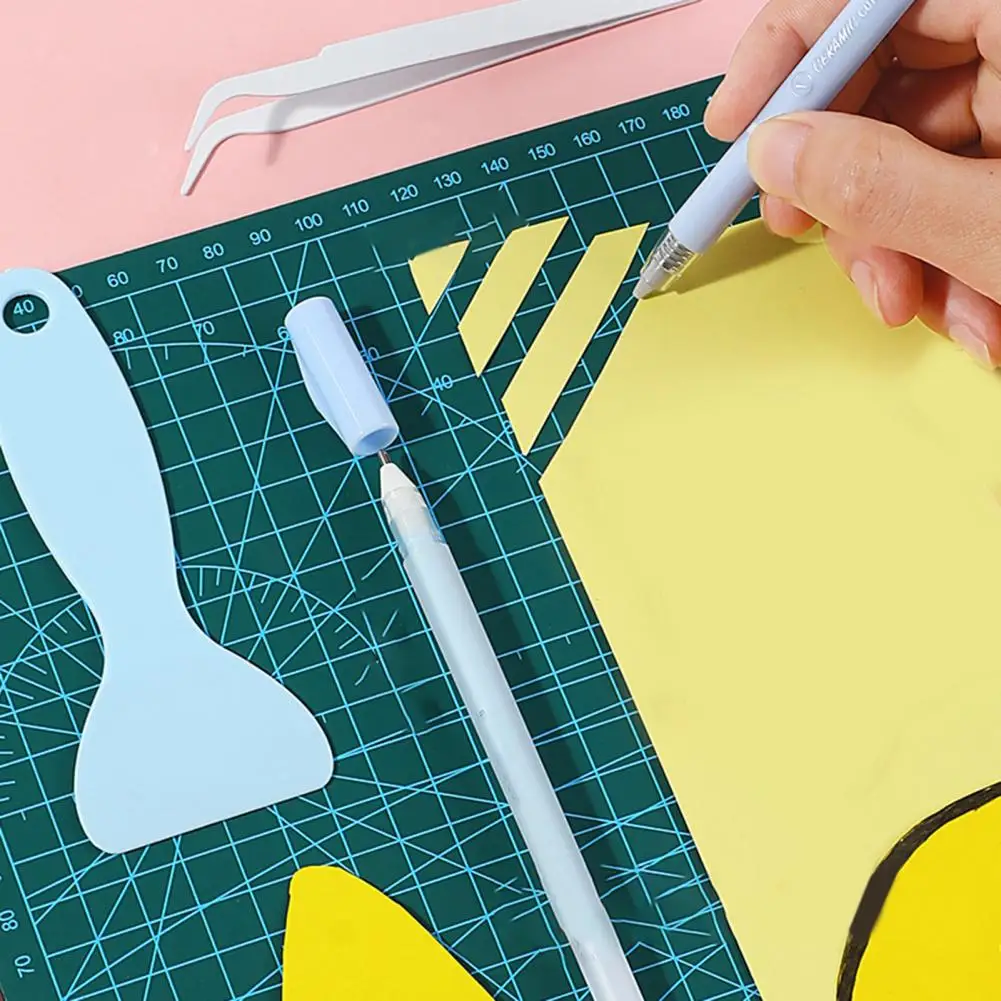 Scrapbook Shovel Tools 1 Set DIY Hand Tool Drawing Scrapbooking Tools Tweezers Shovel Kit Handmade Journal Stationery Supplies
