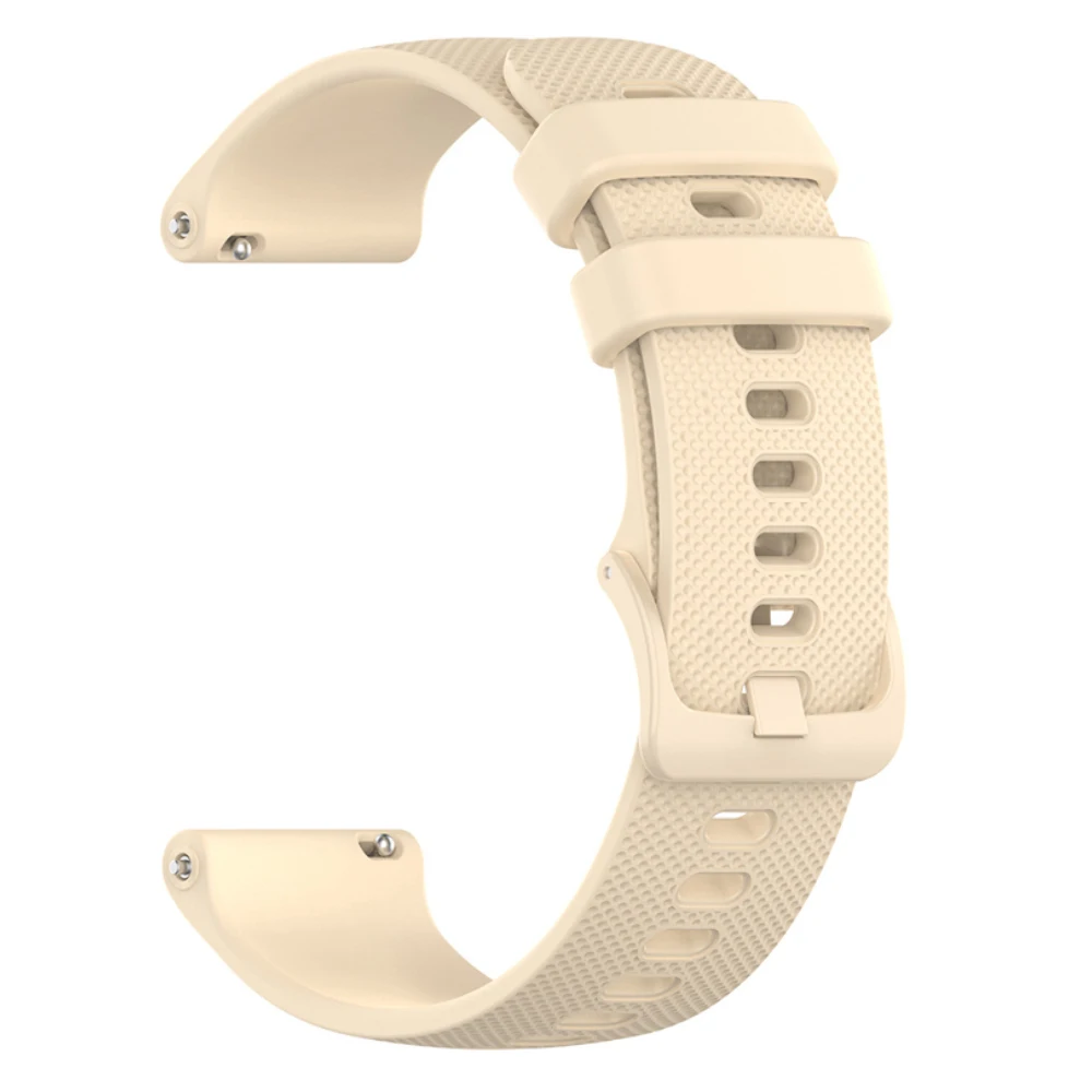 Versatile Silicone Smartwatch Strap - Adjustable 20mm/22mm Band
