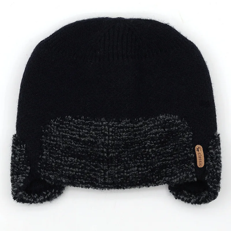 Bonnets Chapeau D'hiver Pour Hommes Femmes Tricot¿¿ Chapeaux Pour Hommes  Casquette Bonnet D'hiver Gorro ¿¿pais Chaud Brimless Fourrure Bonnet Casquette  homme