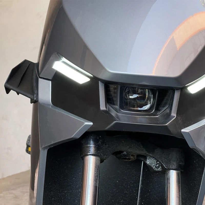 Aerodynamic Motorcycle Winglets Wind Deflectors with Adhesive