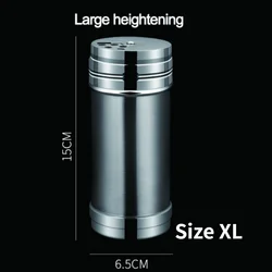 Multi-Purpose Stainless Steel Spice and Seasoning Shaker with Rotating Cover (Size XL)