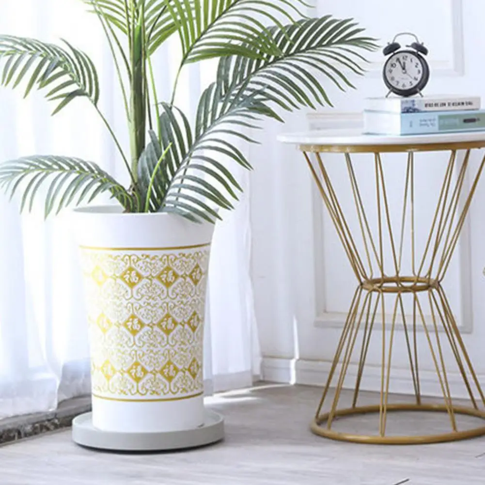 1pc New Nordic Style Flower Pot Saucer 4 Sizes Plant Tray Corrosion-resistant Mobile Wheels Design Plant Tray Home Decoration - Image 5