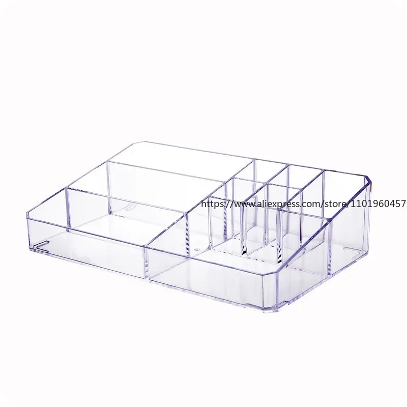 Makeup Organizer Office Organizer Box Cosmetic Plastic Storage Box Desk Bathroom Cosmetic Storage Case 3