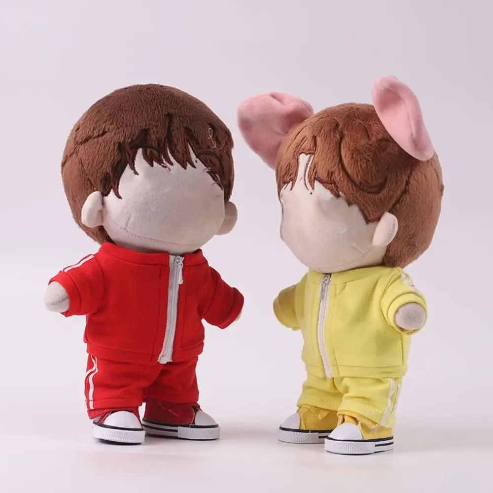 DIY 액세서리 드레싱 게임 사진 소품, 인형 운동복 탑 코트 바지, 미니 스포츠 세트 인형 옷, 20cm