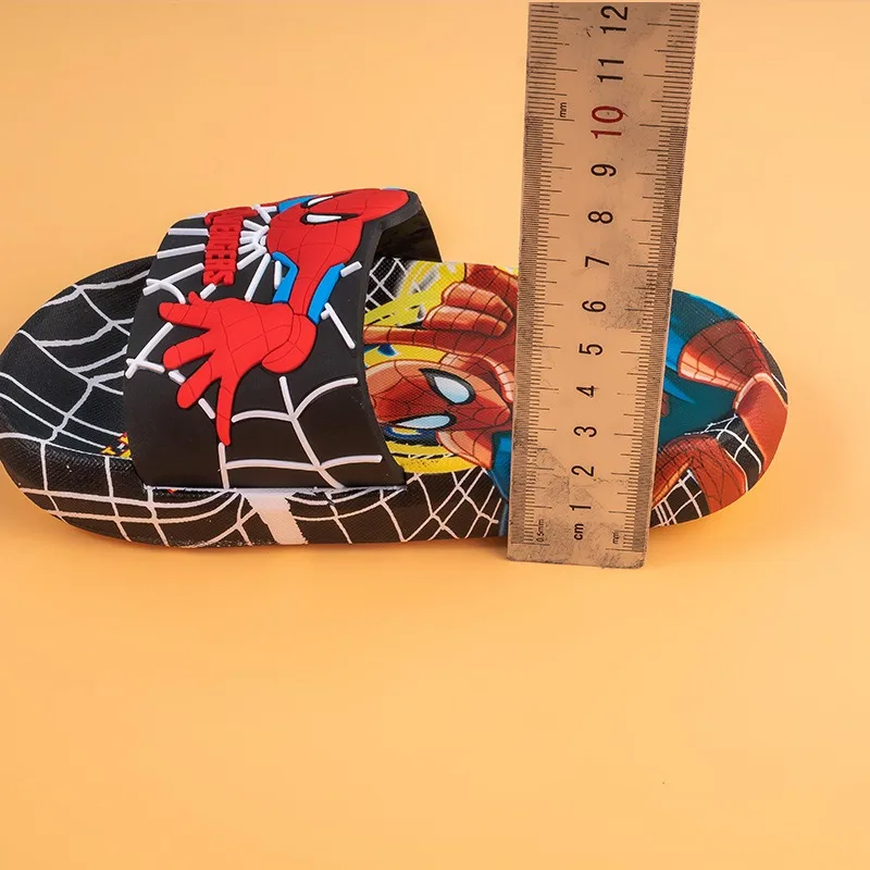 Cartoon Spider Man Children Slippers Summer Boys Indoor Thick Bottom Bath Soft Anti-skid Sandals Slippers Kids Cartoon Boy Gift