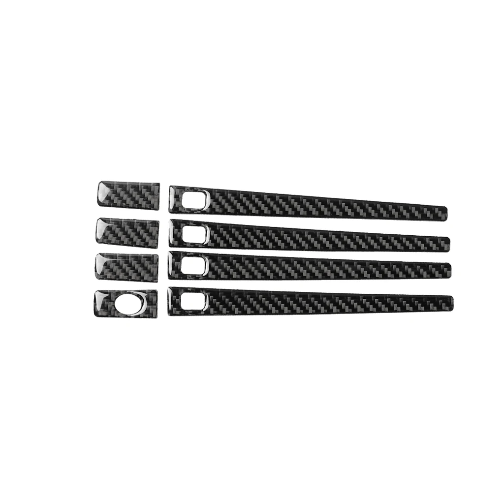 Door Gate Grab Handle Decoration Trim Cover Decal Car Interior Accessories for A4L A5 2009 2010 2011 2012 2013 2014 2015