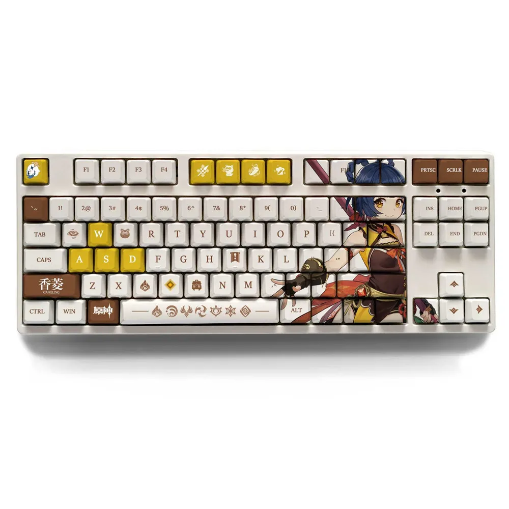 anime keycap teclado mecânico para cereja mx