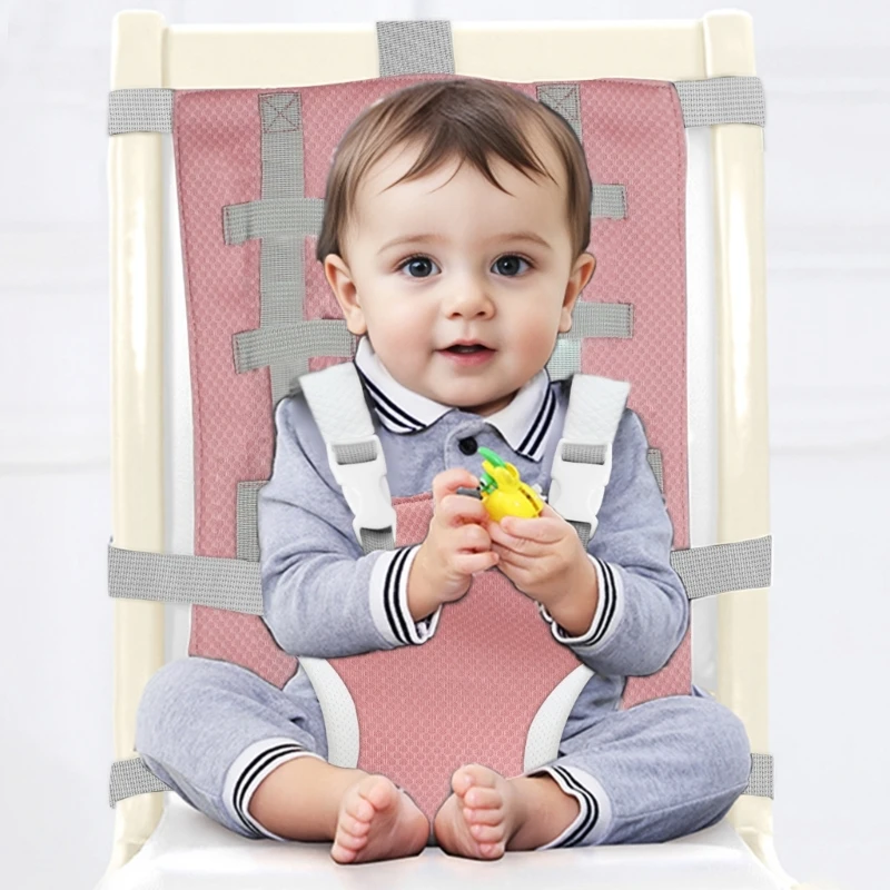 Baby High Chair Straps Comfortable Straps Adjustable Harness Replacement Harness for Pushchair Baby Essential