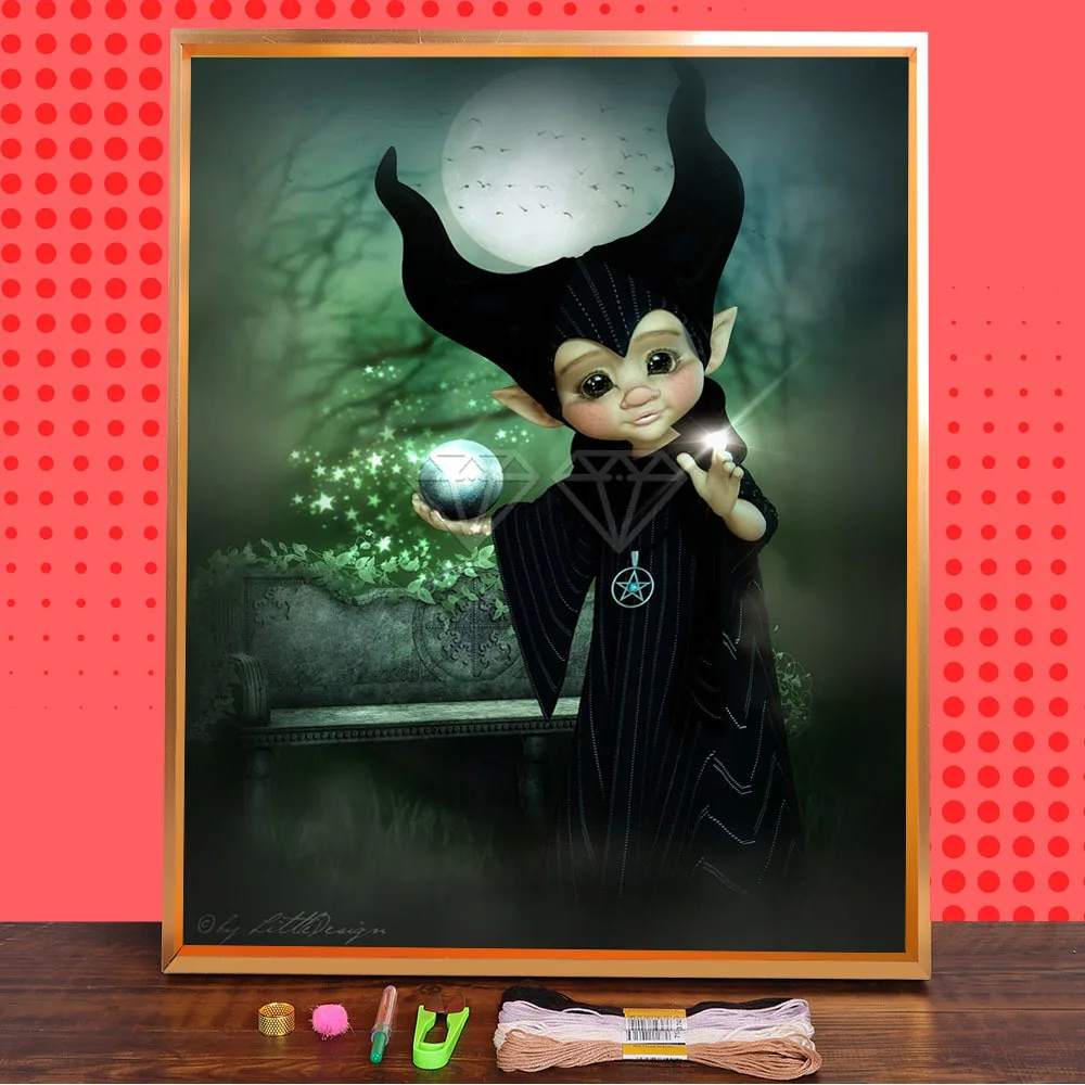 Cartoon Joker Girl Boy Baby Ghost Printed Canvas 11CT Cross Stitch Full Kit DIY Embroidery DMC Threads Promotions |